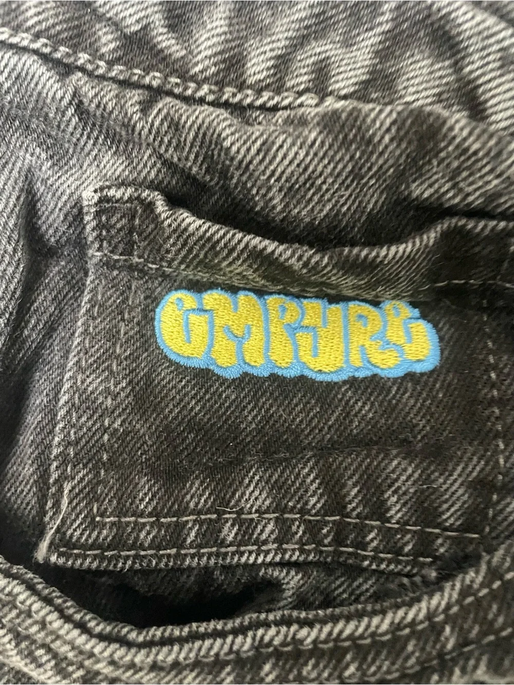 Empyre Black Washed Ultra Loose Fit Denim Jeans Size 30